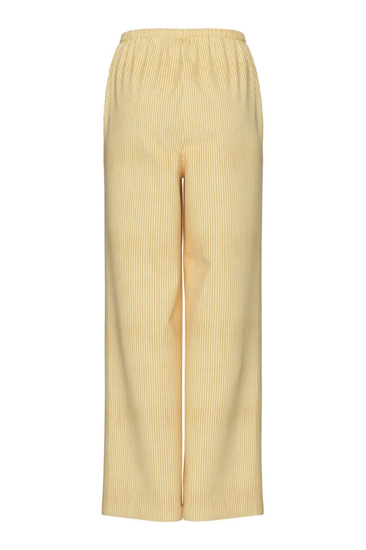 Pieces - Pcfeline Pants Pwp - 4822557 Sunset Gold Cloud Dancer