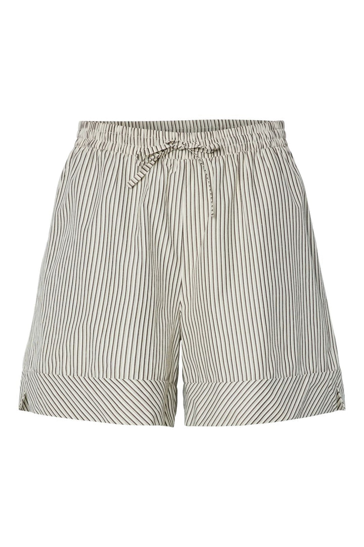 Pieces - Pcfemme Shorts - 4900672 Birch Delicioso