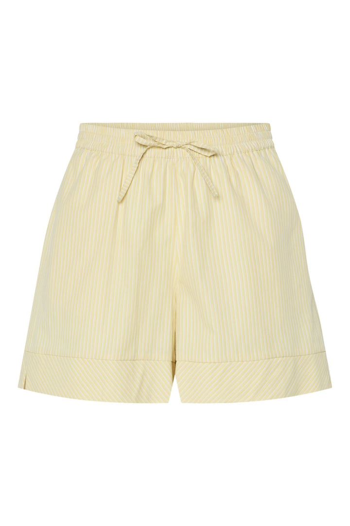 Pieces - Pcfemme Shorts - 4926226 Pale Banana Cloud Dancer