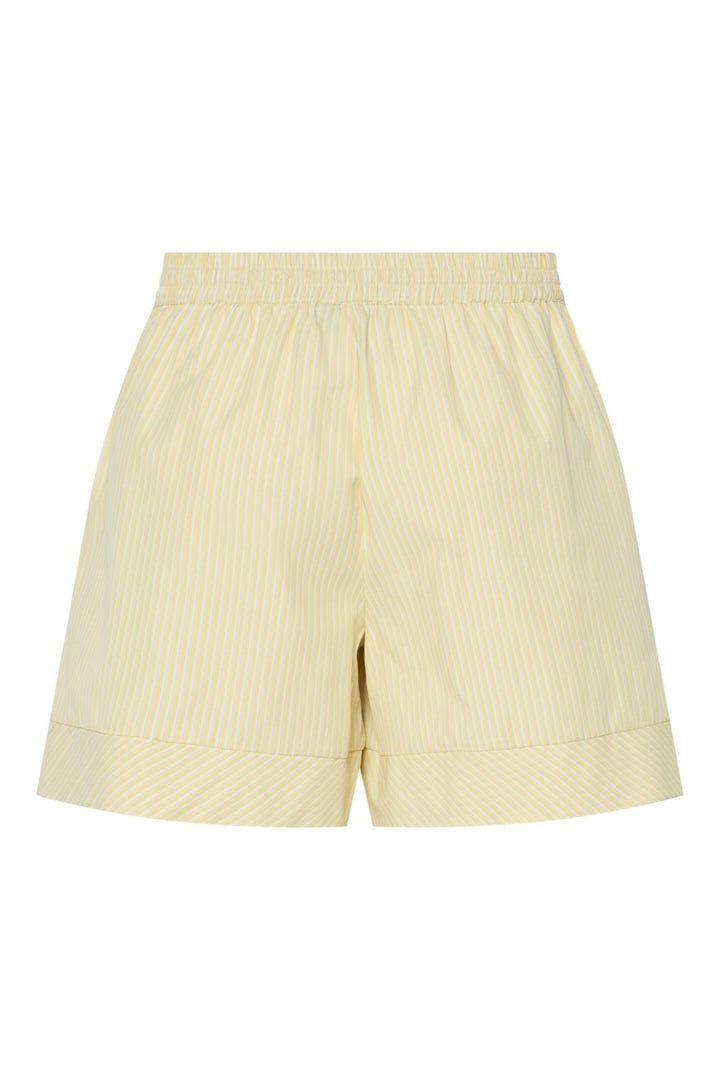 Pieces - Pcfemme Shorts - 4926226 Pale Banana Cloud Dancer