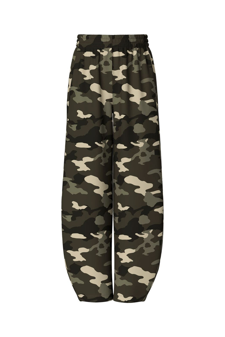 Pieces - Pcfia Filucca Wide Pants - 5200944 Hot Fudge Camouflage