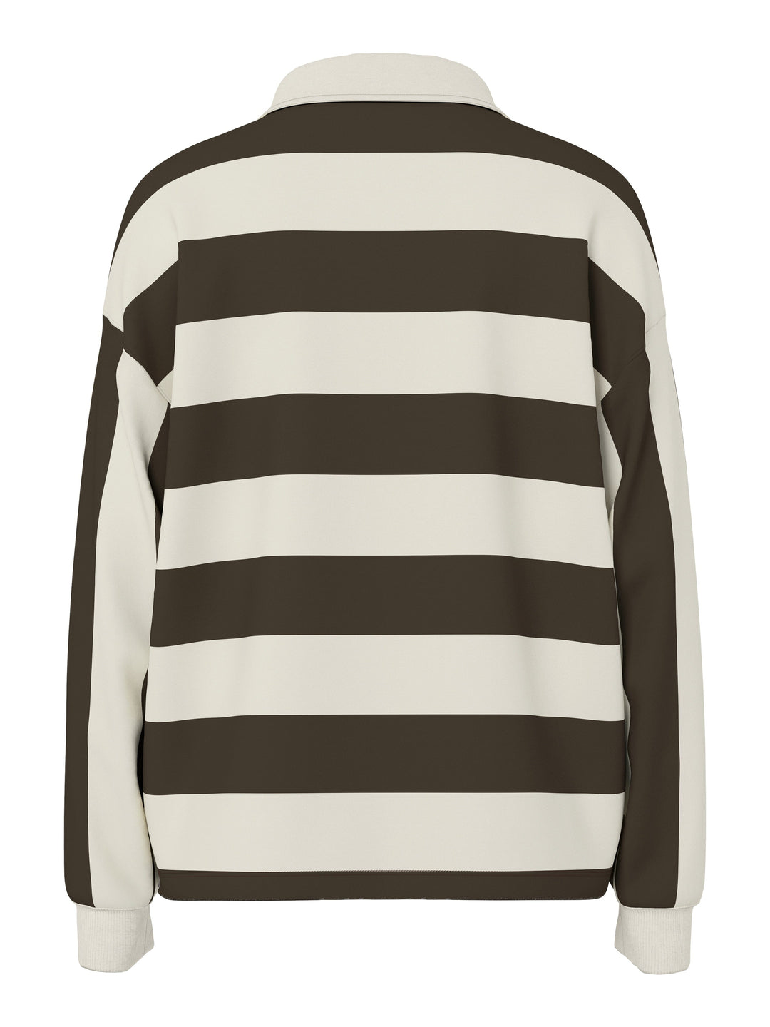 Pieces - Pcfilucca Ls Loose Polo Shirt - 5080297 Delicioso Birch Bluser 