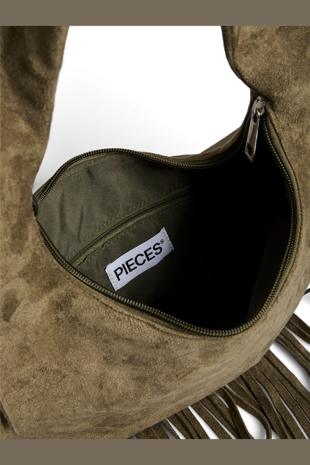 Pieces - Pcfina Fringe Shoulder Bag Pp - 5053347 Woodbine