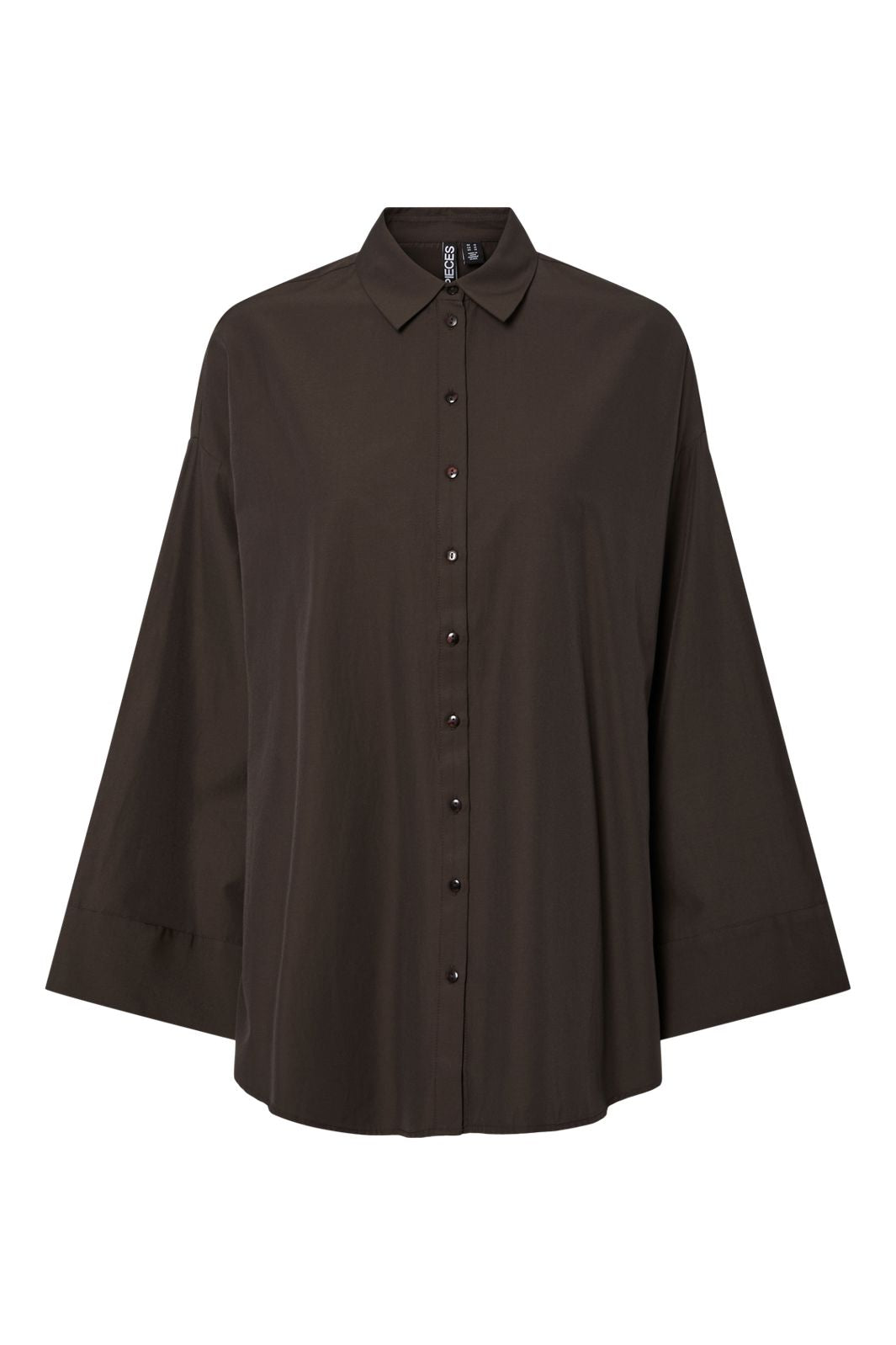 Pieces - Pcjenna Ls Long Shirt - 4945038 Delicioso
