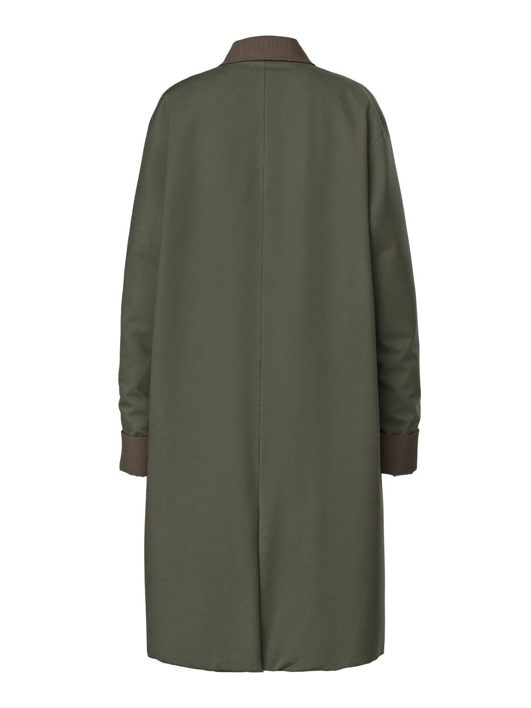 Pieces - Pcjorma Long Corduroy Jacket - 4881893 Forest Night Hot Fudge Frakker 