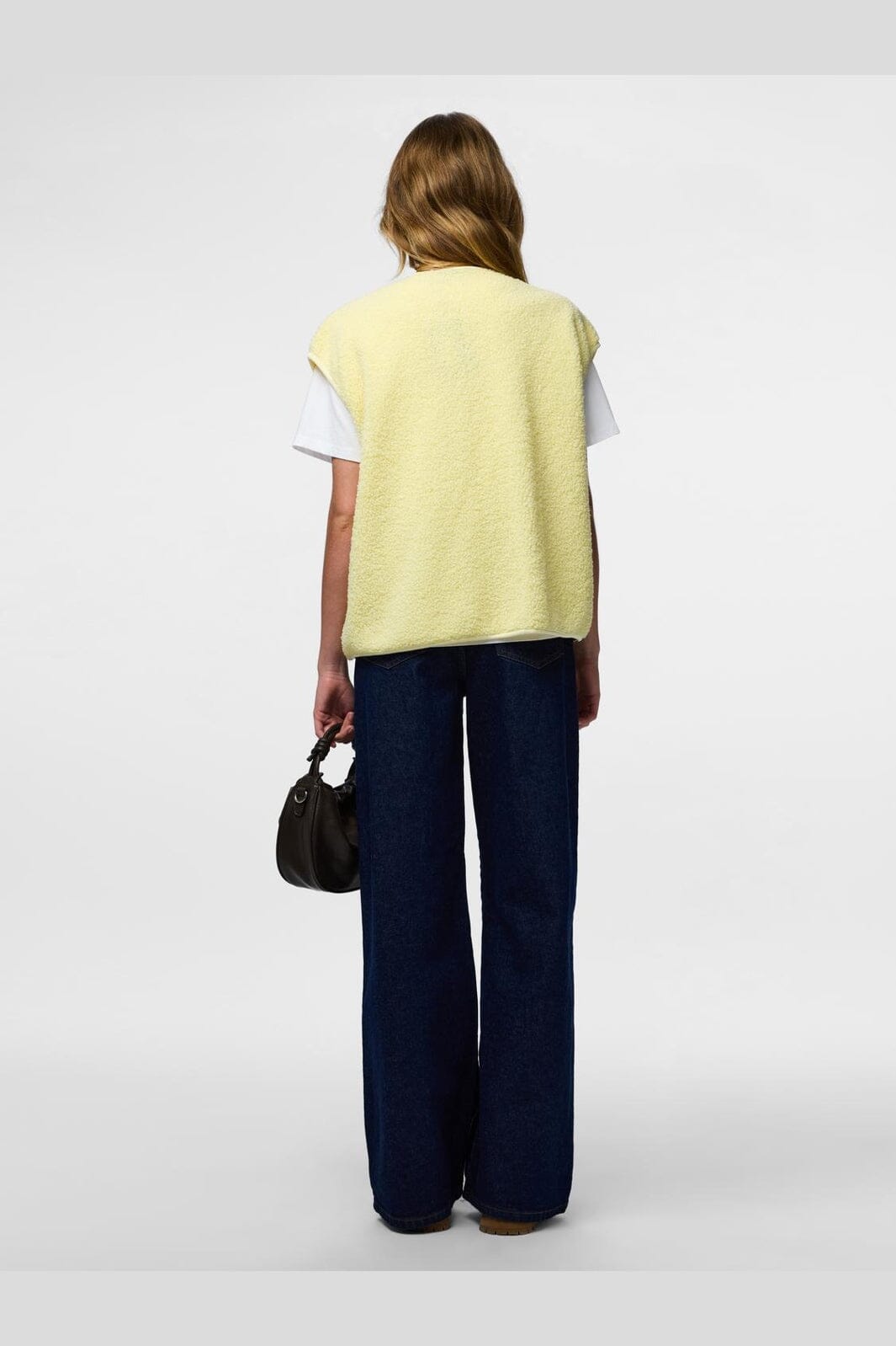 Pieces - Pckatty Teddy Vest - 5044065 French Vanilla