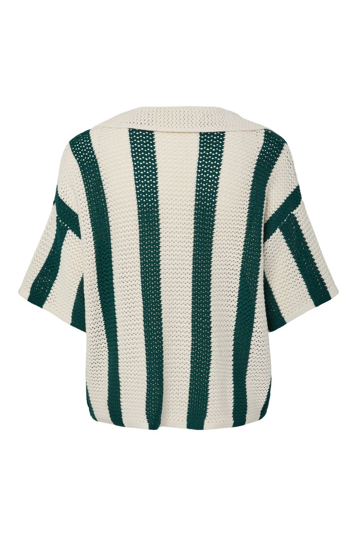 Pieces - Pckenzie Ss Shirt - 4930387 Eggnog Fores Biome