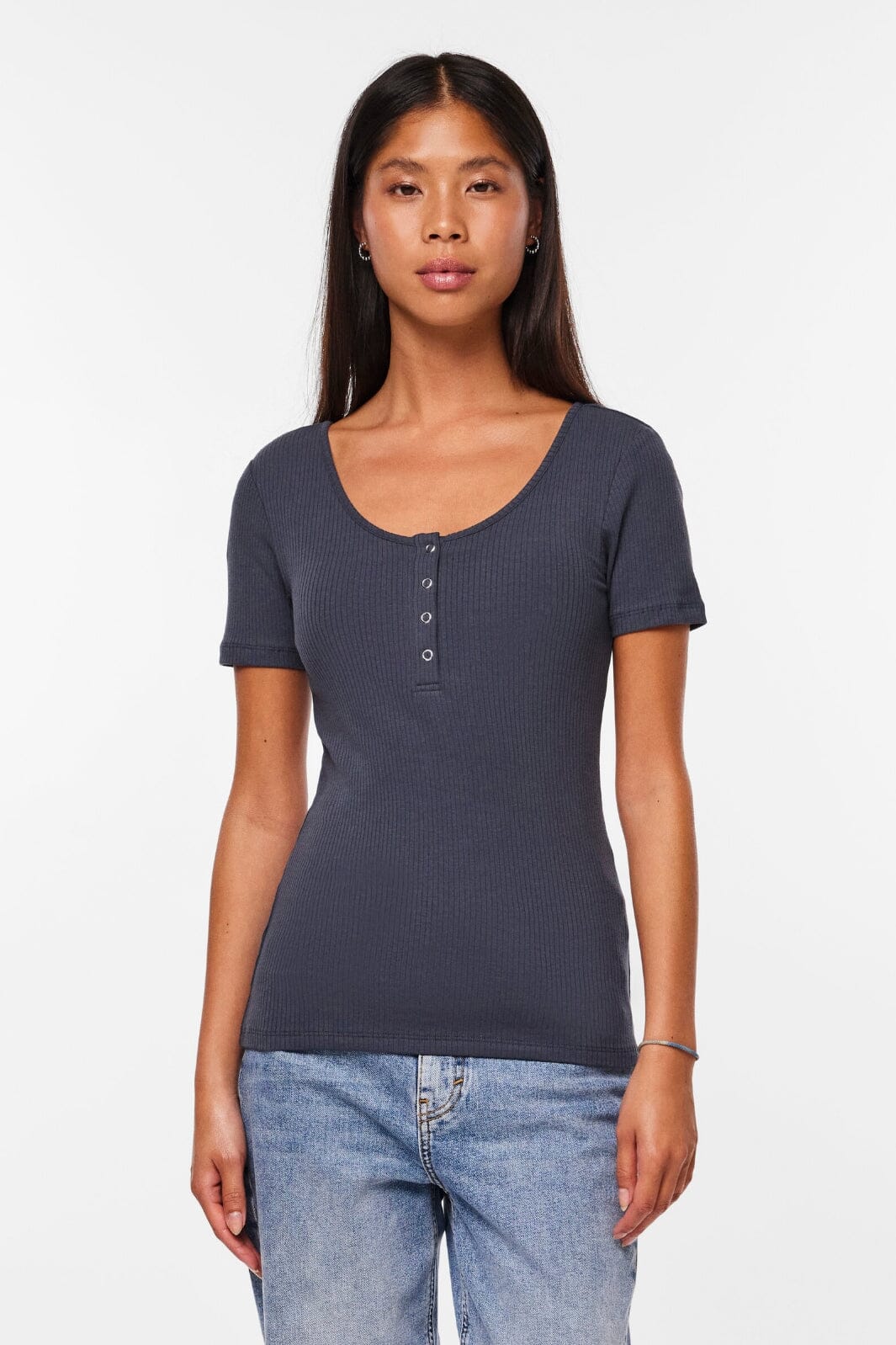 Pieces - PCKitte SS Top - Ombre Blue