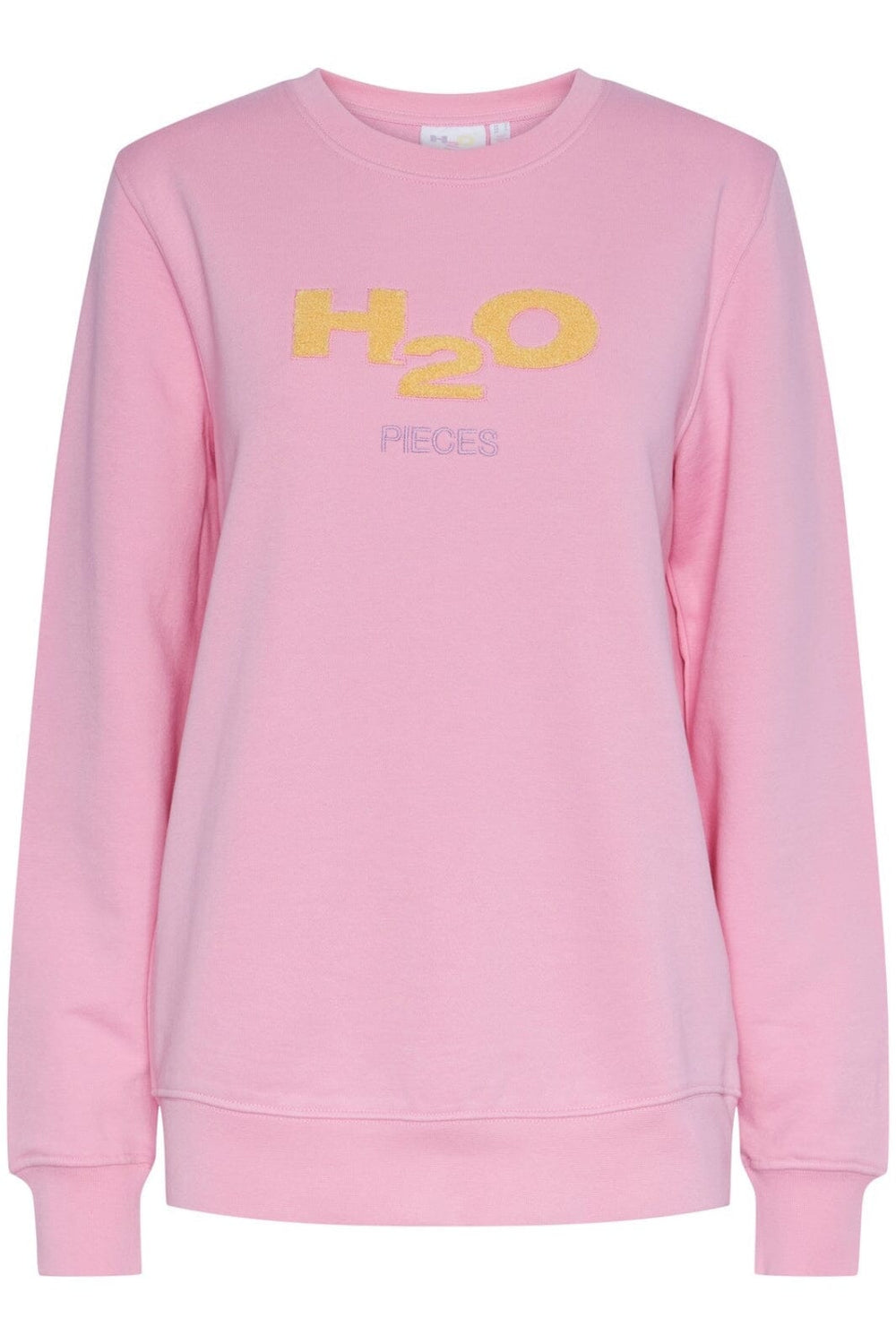 Pieces - Pcmixtape Ls O-Neck Sweat H2O - 4420442 Begonia Pink H2O Sweatshirts 
