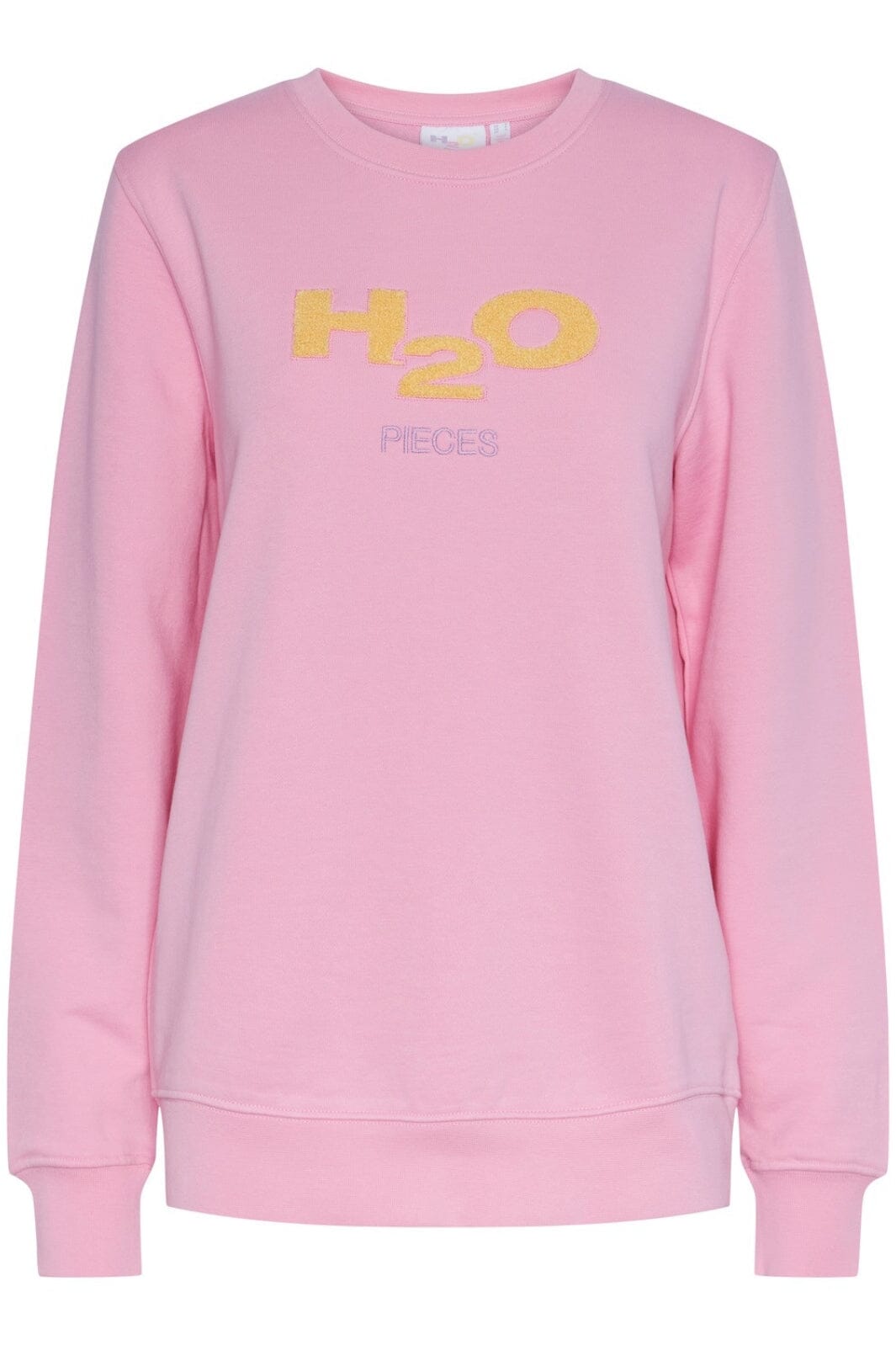 Pieces - Pcmixtape Ls O-Neck Sweat H2O - 4420442 Begonia Pink H2O Sweatshirts 