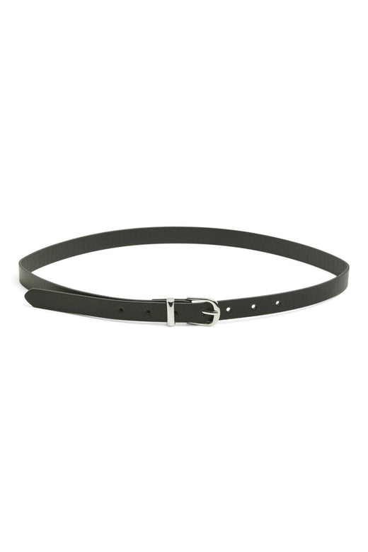 Pieces - Pcmyra Slim Belt Wb - 4552001 Black Silver Buckle