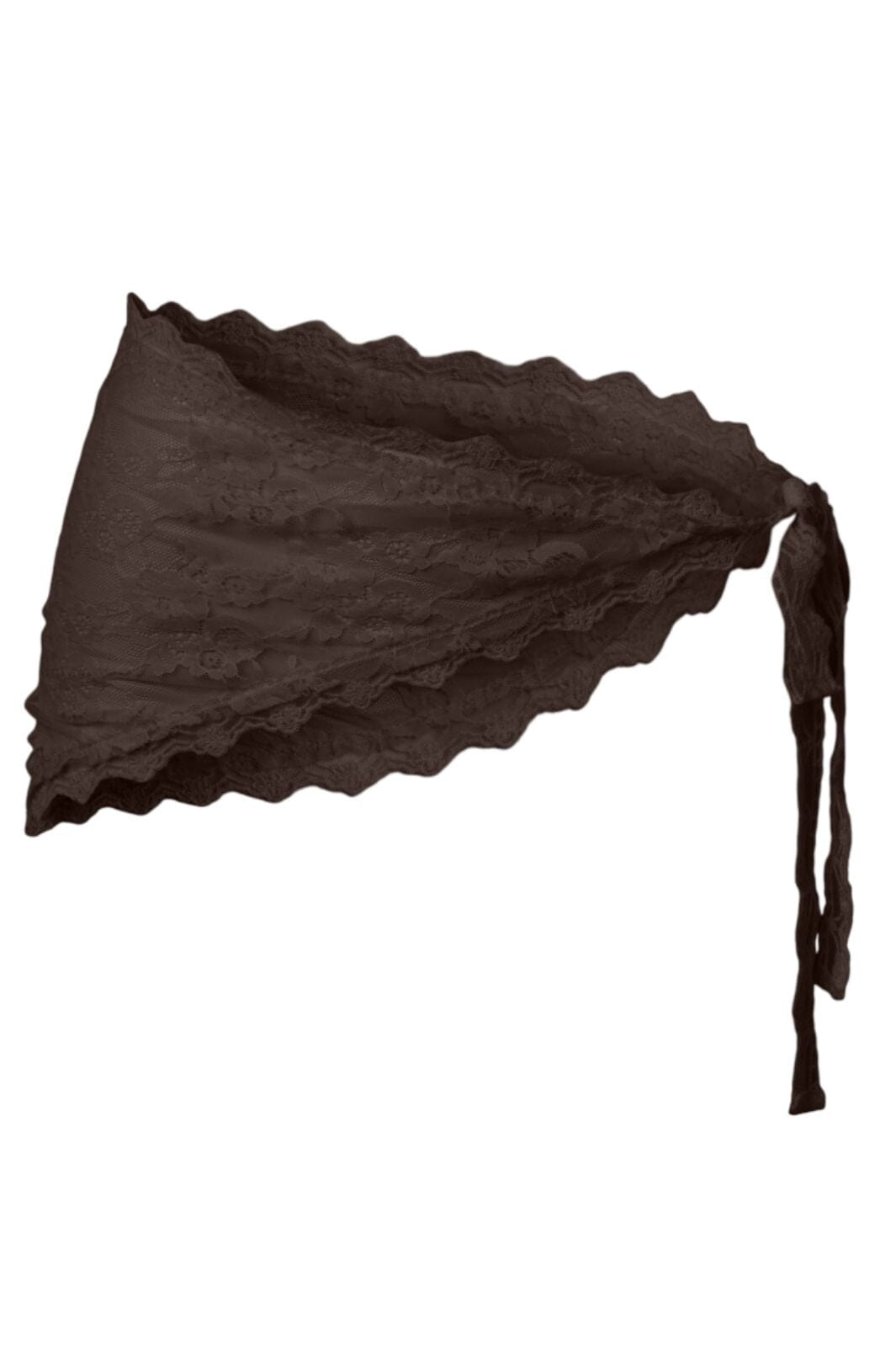 Pieces - Pcnaina Lace Hip Scarf - 5094832 Hot Fudge Tørklæder 