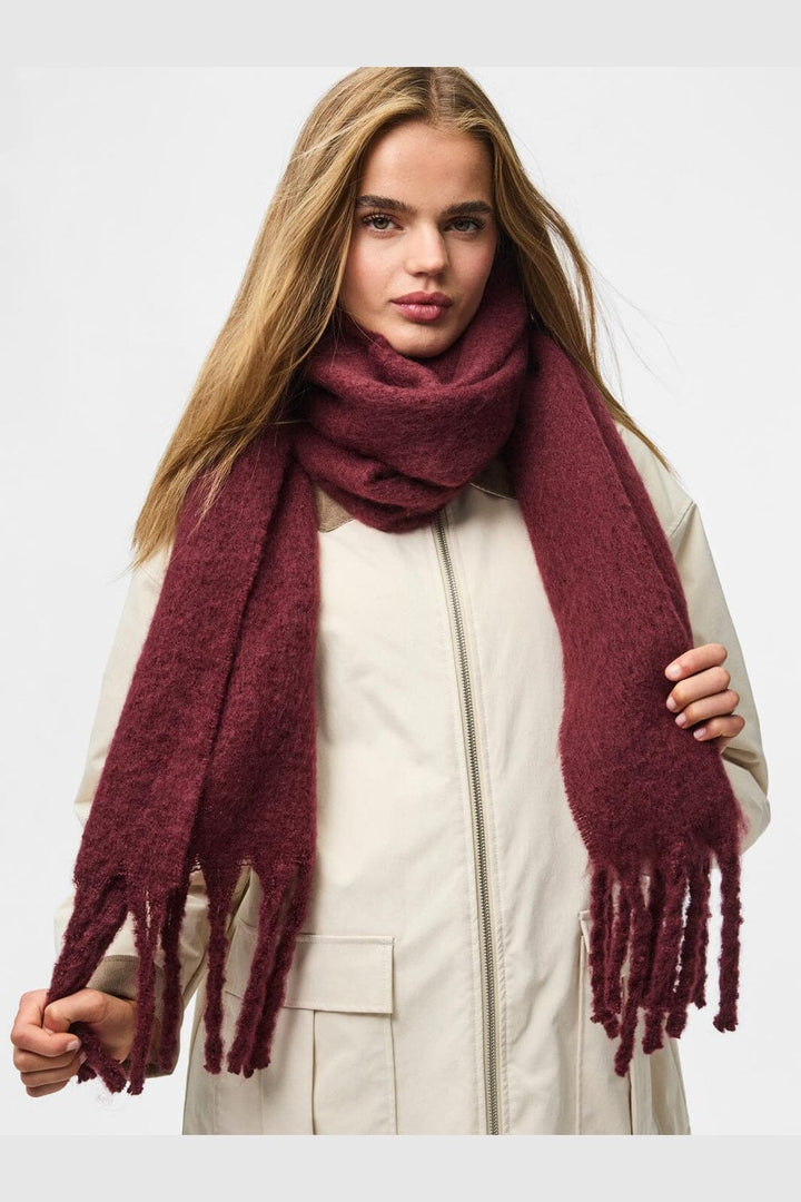 Pieces - Pcnikita Long Scarf - 5052668 Winetasting