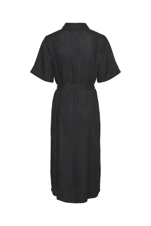 Pieces - Pcpia 2/4 Midi Shirt Dress - 4582106 Black