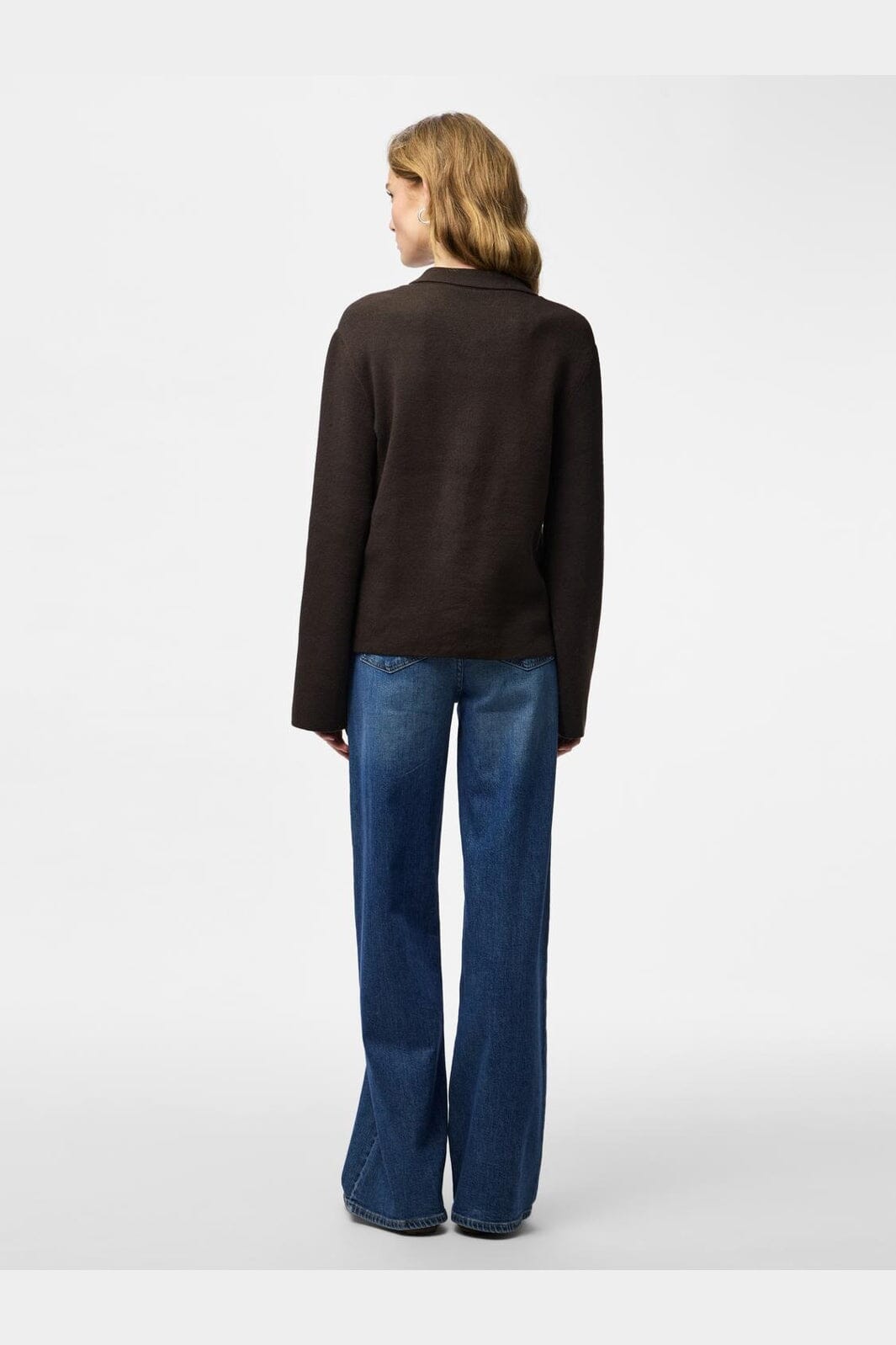 Pieces - Pcraja Ls Zip Knit Cardigan - 5000729 Delicioso