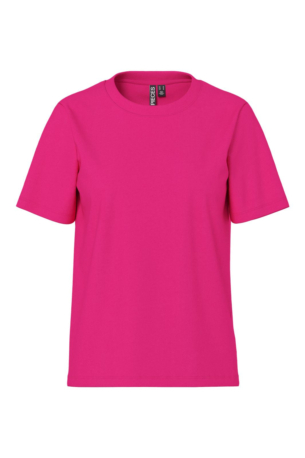 Pieces - Pcria Ss Solid Tee - 4287777 Beetroot Purple