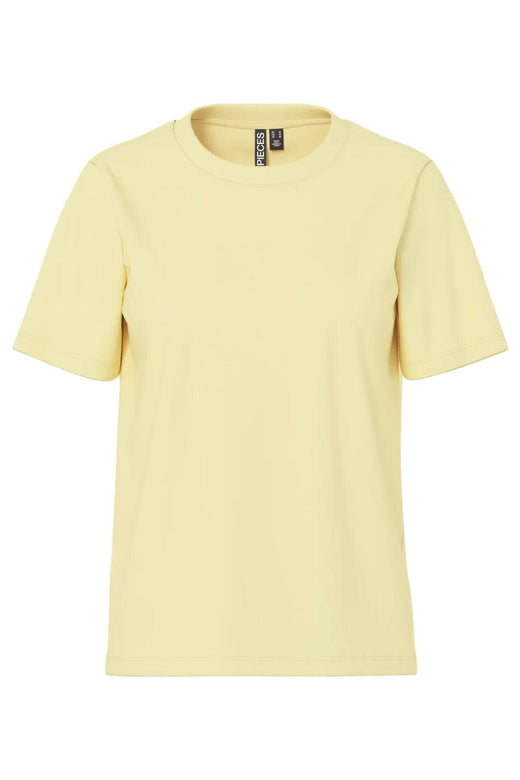 Pieces - Pcria Ss Solid Tee - 4803349 French Vanilla T-shirts 