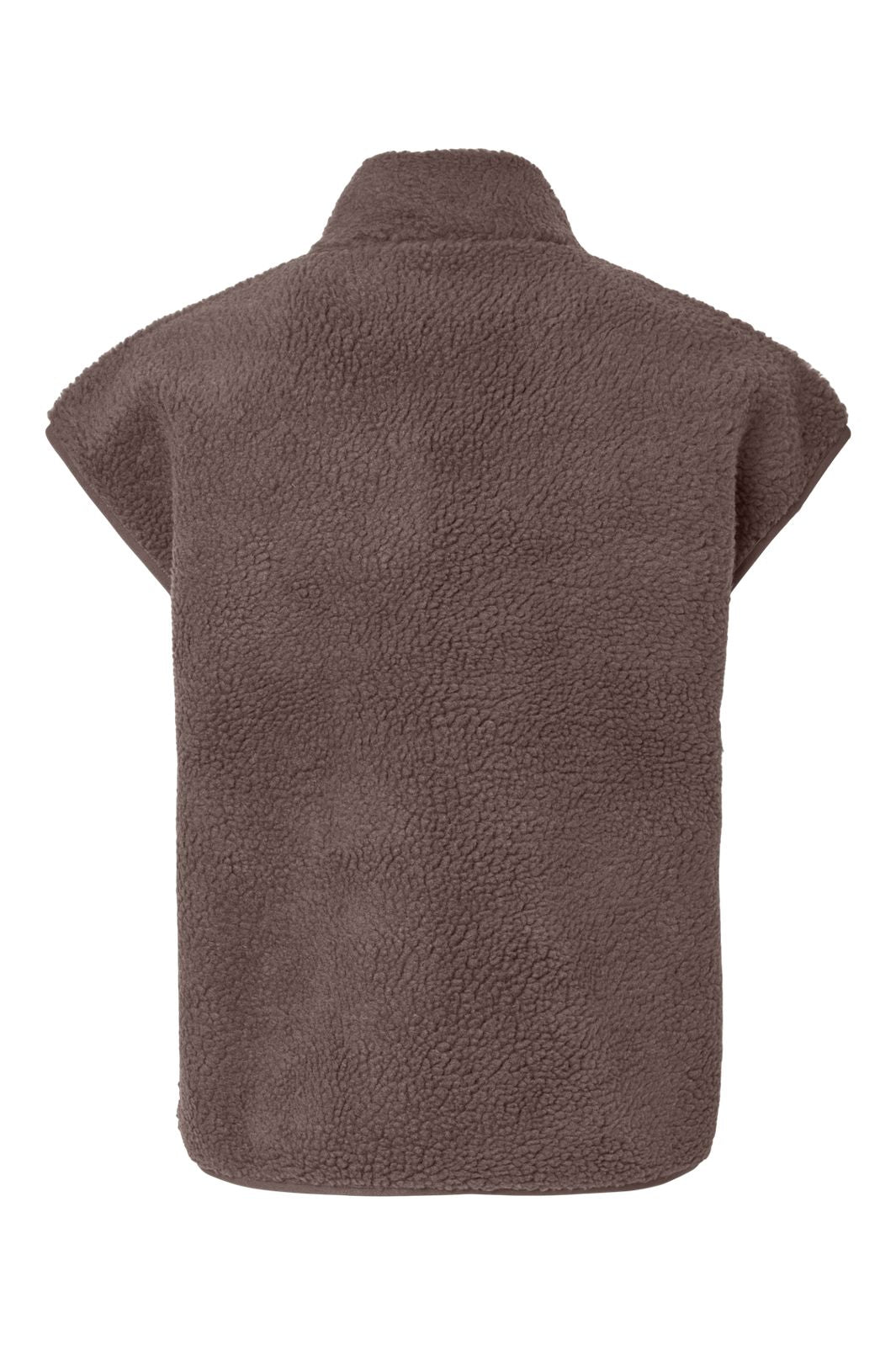 Pieces - Pcsadia Teddy Vest - 4993093 Coffee Quartz