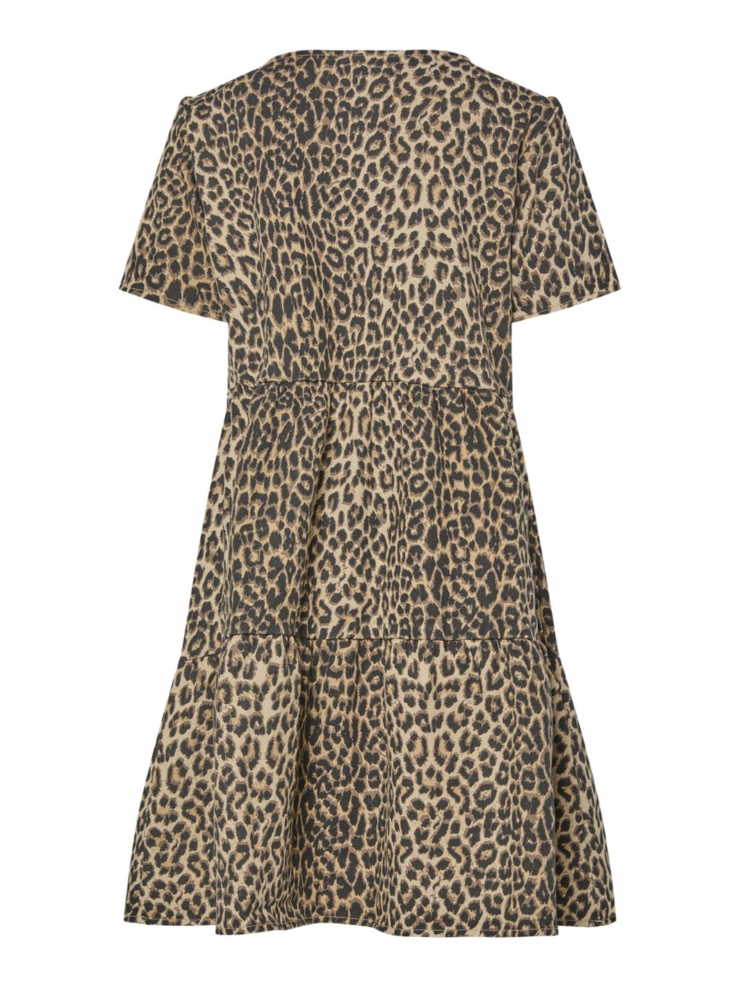 Pieces - Pcsalume Ss Denim Dress - 4771965 White Pepper Leo