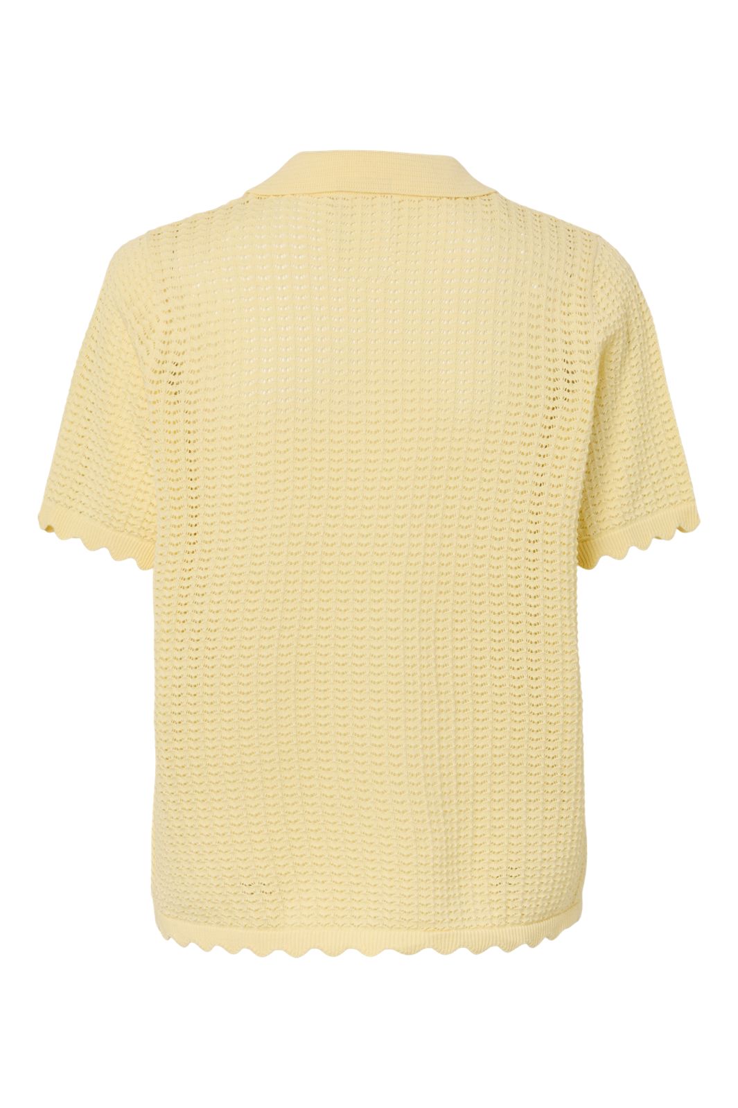 Pieces - Pcscout Ss Polo Knit Msa - 4945905 French Vanilla