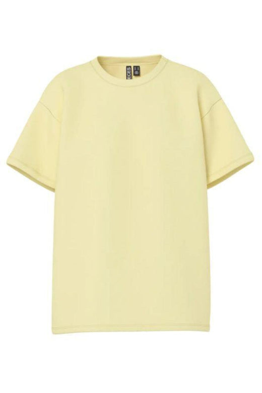 Pieces - Pcskylar Ss Oversized Tee - 4992597 French Vanilla T-shirts 