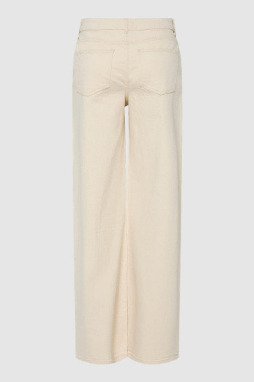 Pieces - Pcsvala Wide Denim Jeans - 4690661 Raw Cotton Jeans 