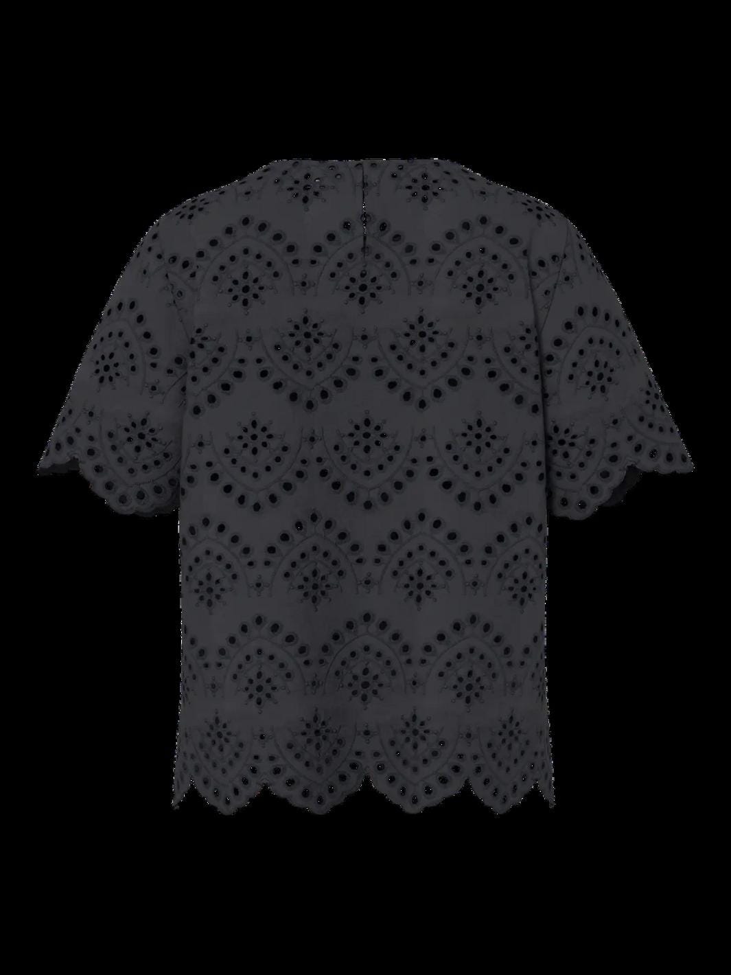 Pieces - Pcvilde Ss Top - 4902065 Black Tank Top 