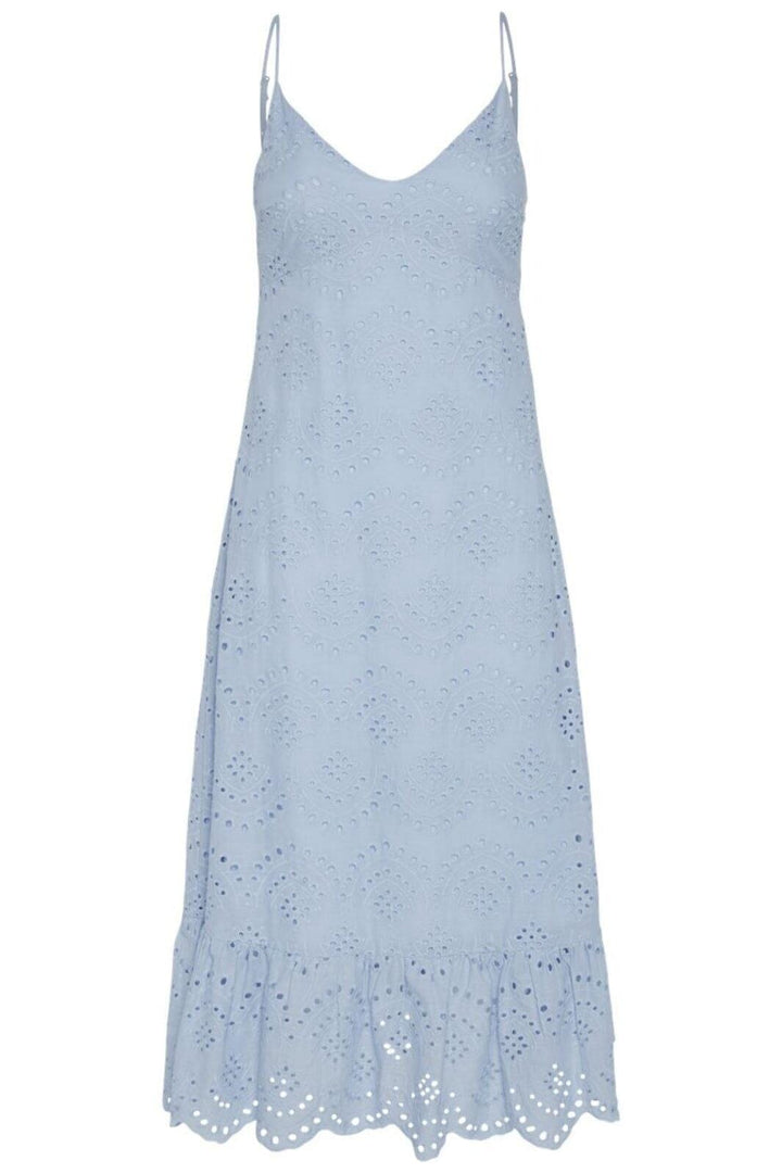 Pieces - Pcvilde Strap Dress - 4703760 Cashmere Blue Kjoler 