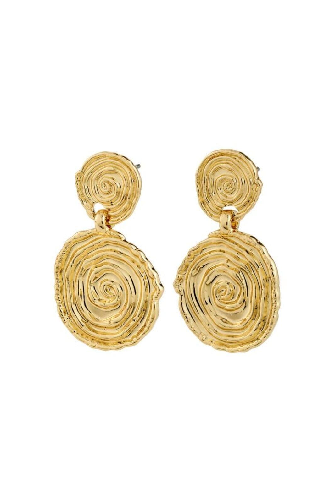 Pilgrim - Air Earrings Gold-plated 102612013 - Gold Plated