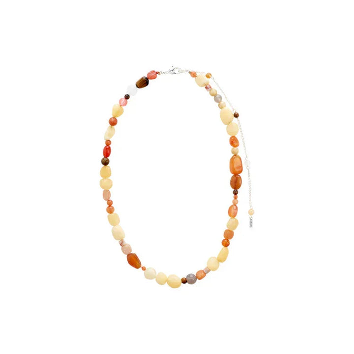 Pilgrim - Iris Necklace Silver-plated/multi 122616811 - Silver Plated Halskæder 