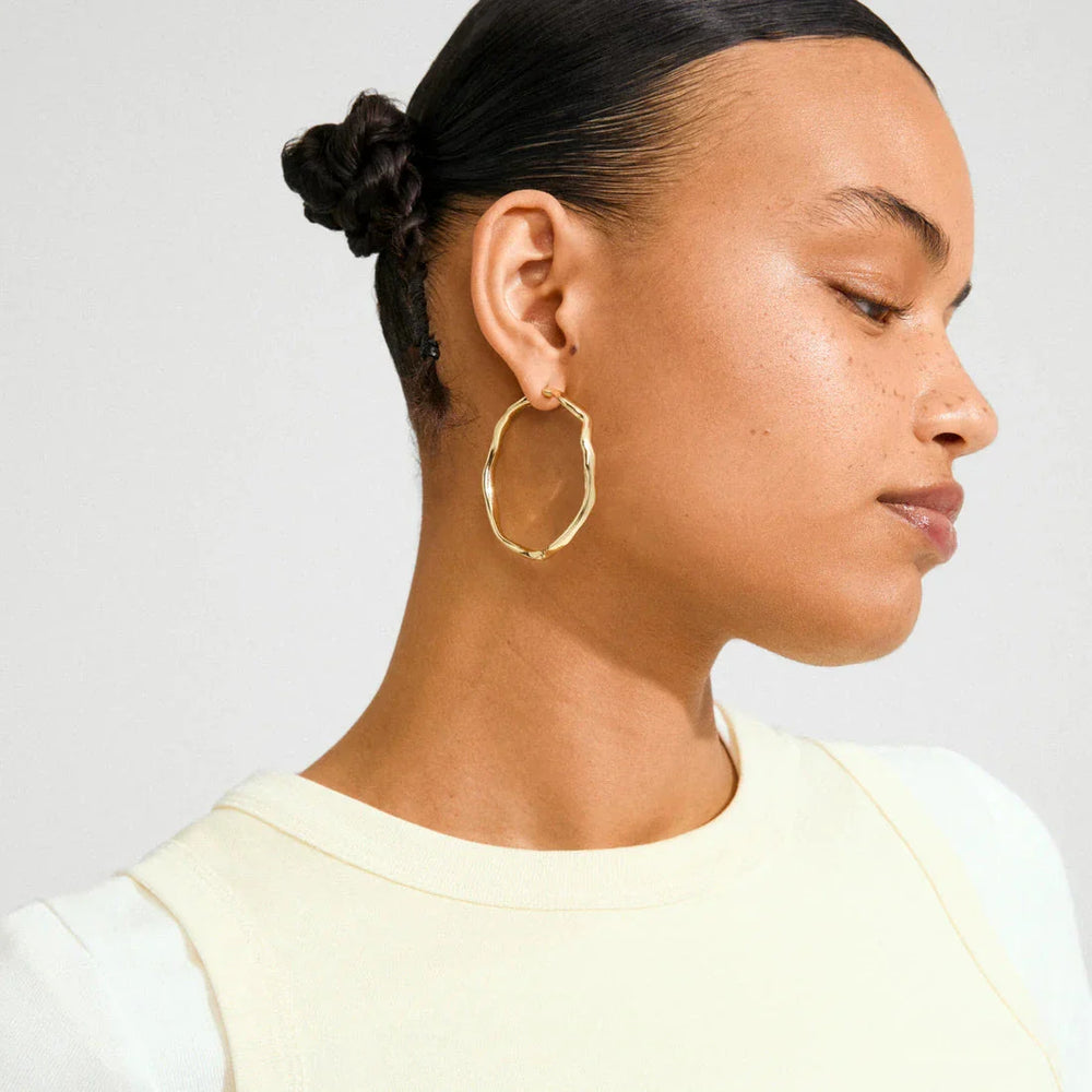 Pilgrim - Larkin Earrings Gold-plated 272542013 - Gold Plated Øreringe 