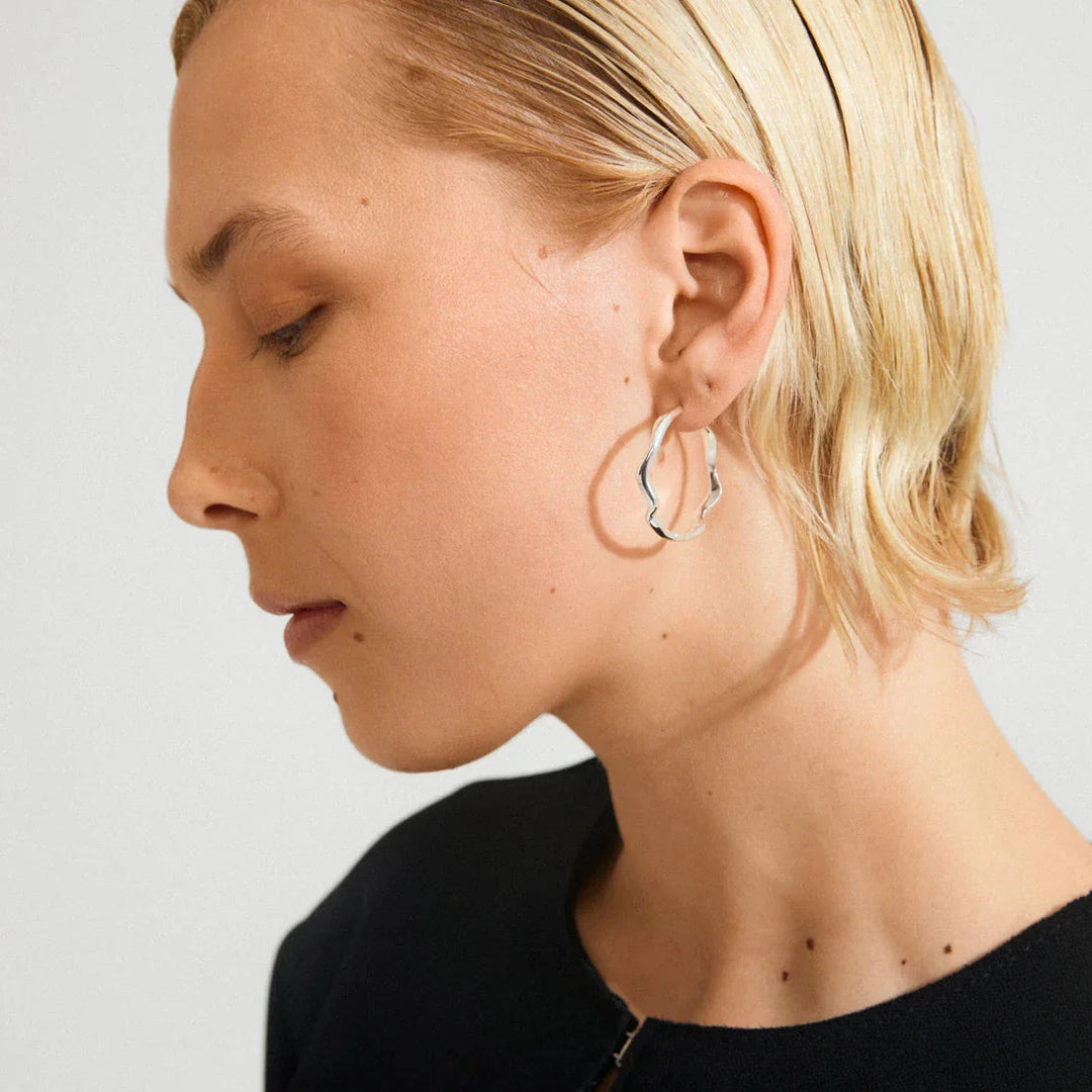 Pilgrim - Larkin Earrings Silver-plated 272546003 - Silver Plated Øreringe 