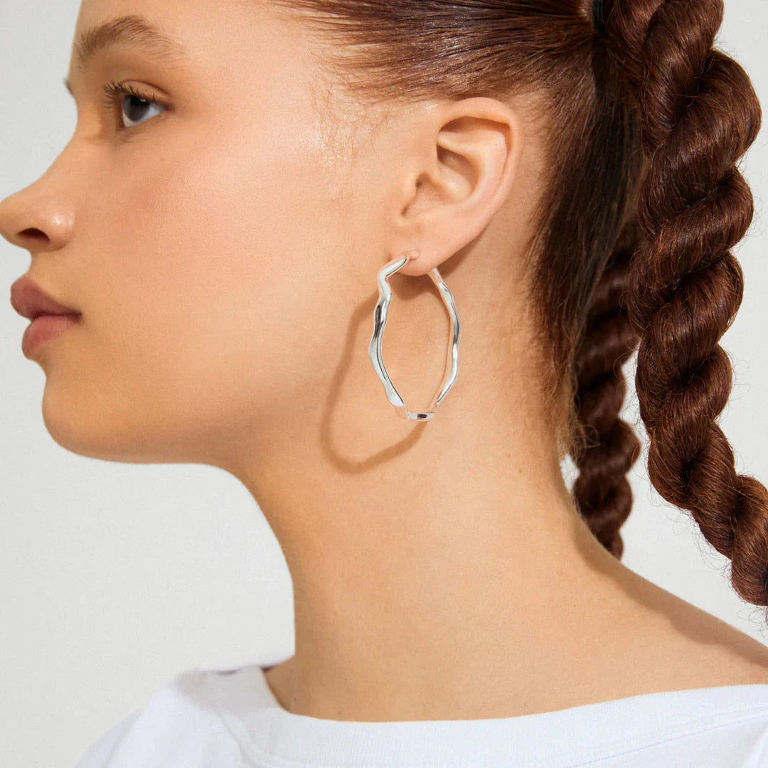 Pilgrim - Larkin Earrings Silver-plated 272546013 - Silver Plated Øreringe 