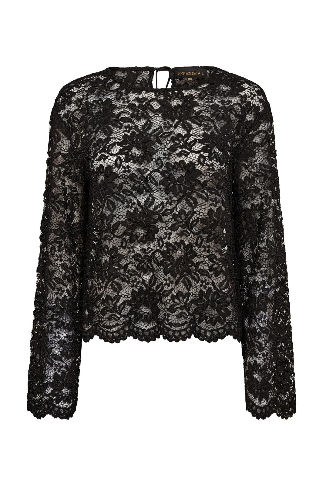 Hype The Detail - Lace Blouse 380-14 - 9 - Black
