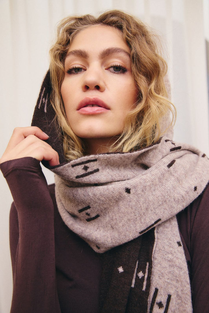 Hype The Detail - Scarf 955-83 - 4 - Sand