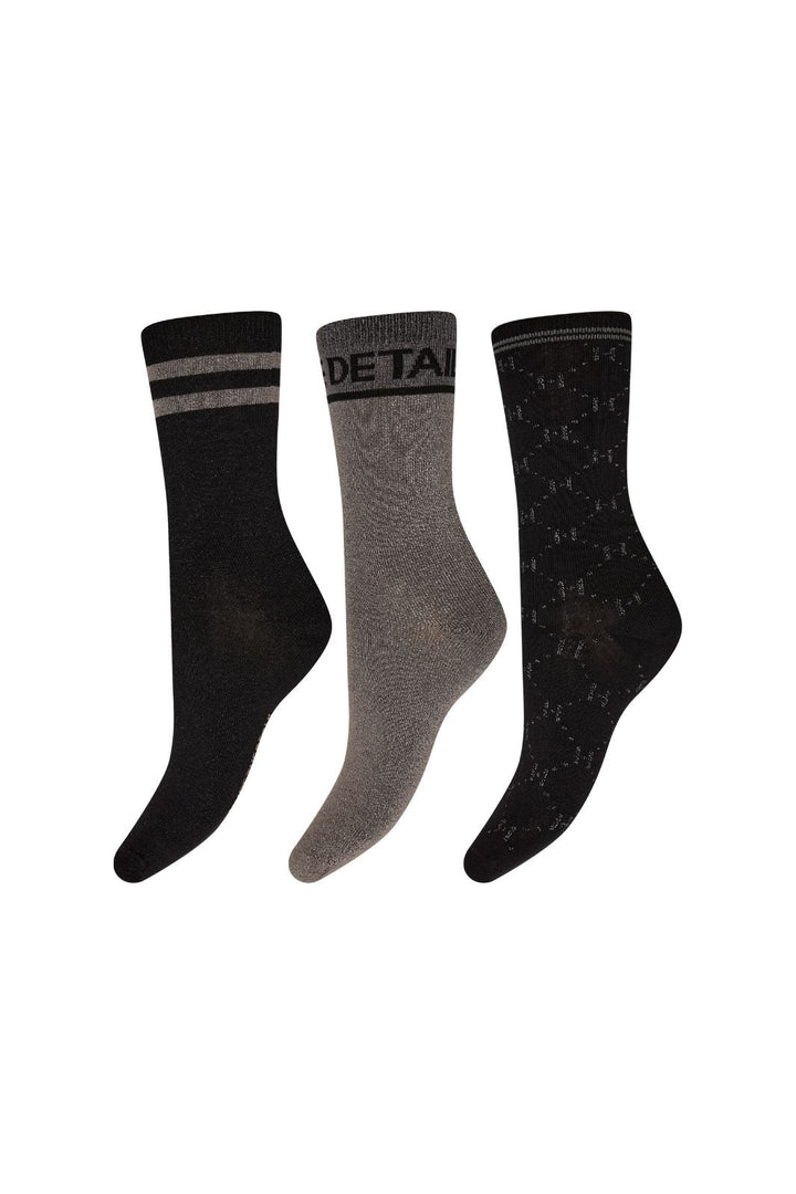 Hype The Detail - Socks 3-Pack 21555-75 - 1001 - Multifarvet