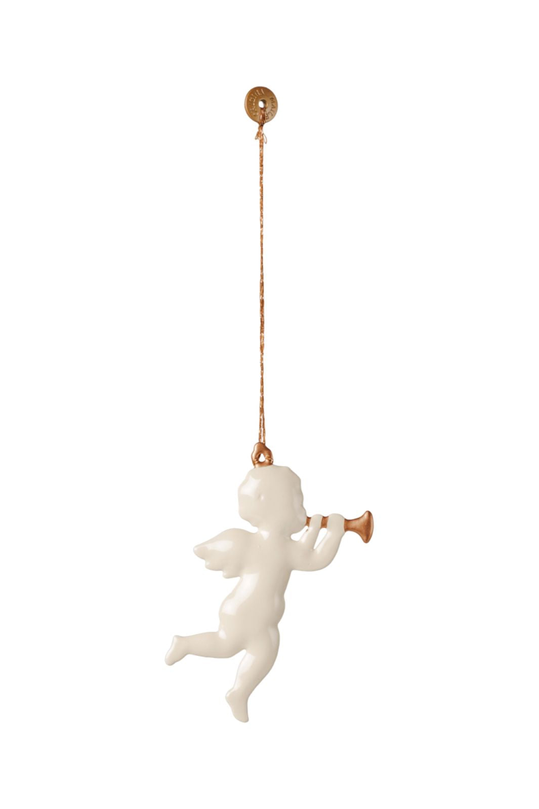 Maileg - GaveæSke Med MetalophæNg - Hellig Nat - Off White - 14-6514-00