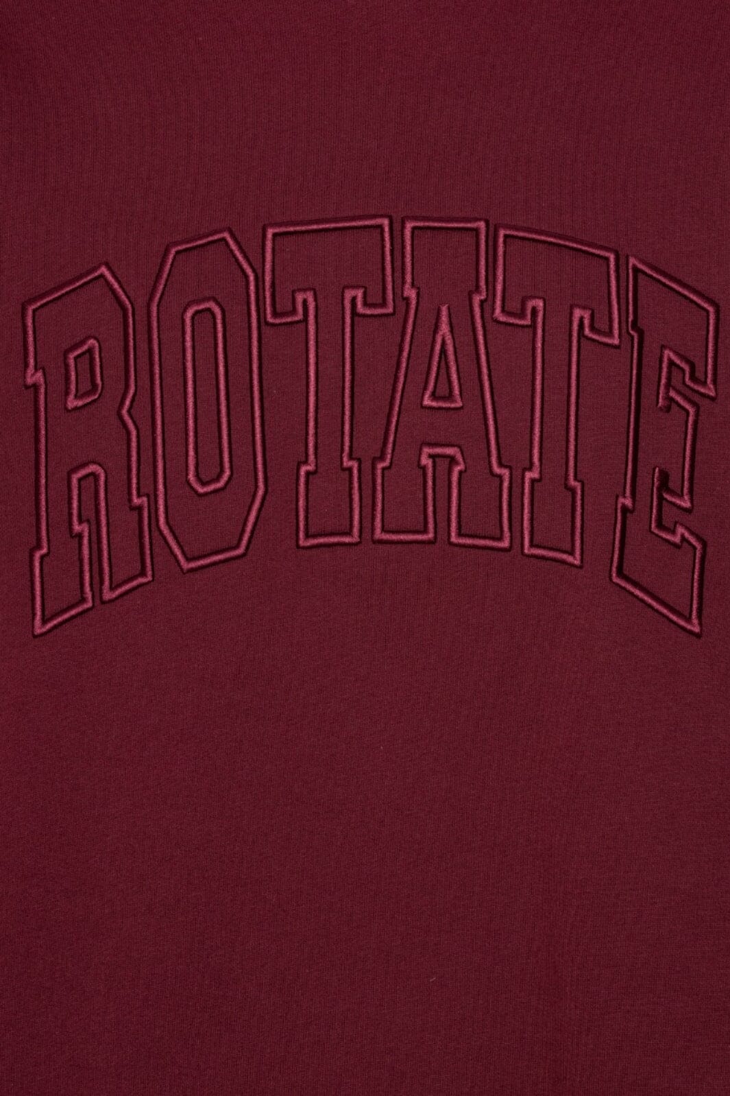 Rotate - Heavy Sweat Crewneck1143762734 - Zinfandel