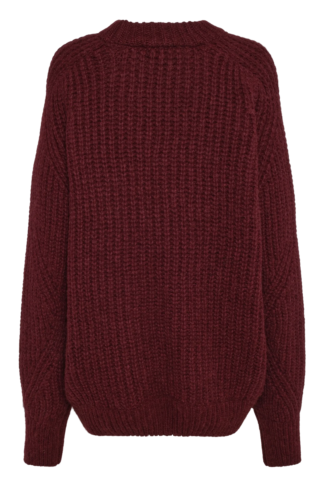Rotate - Knitted Logo Sweater 1164492694 - 2694 Winetasting Strikbluser 