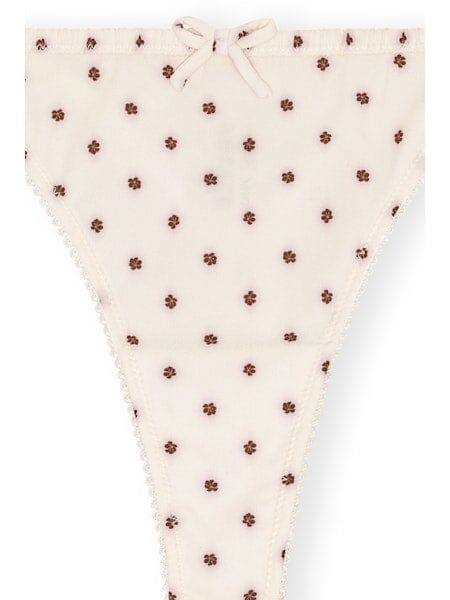 Rotate - Thong With Mid-waist 1163951116 - 1116 Gardenia Undertøj 