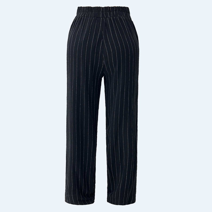 Liberte - Neo Pants 22199 - Black Pinstripe