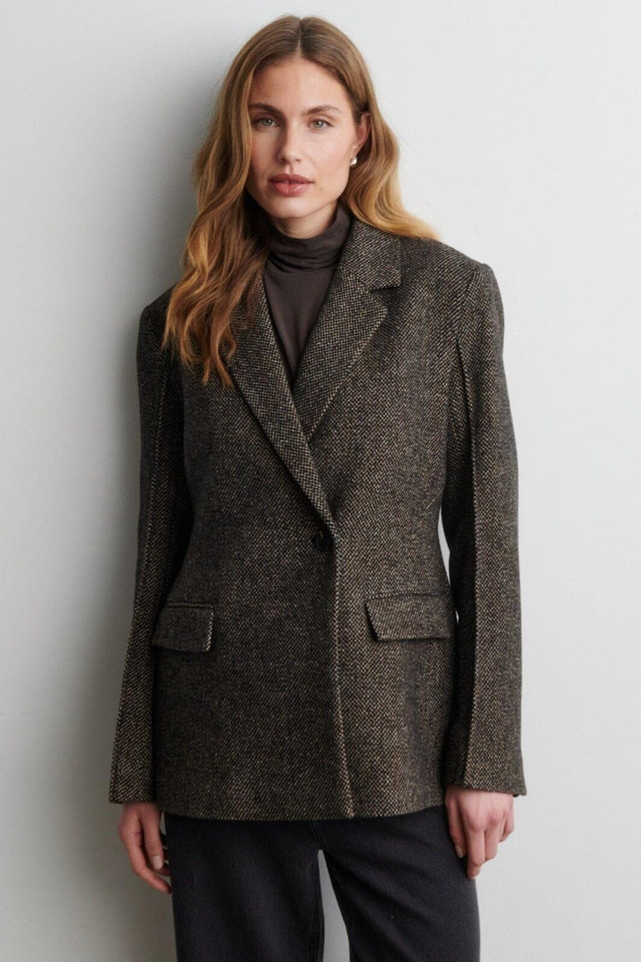Second Female - Emi New Fitted Blazer 61108 - 6156 Demitasse Blazere 