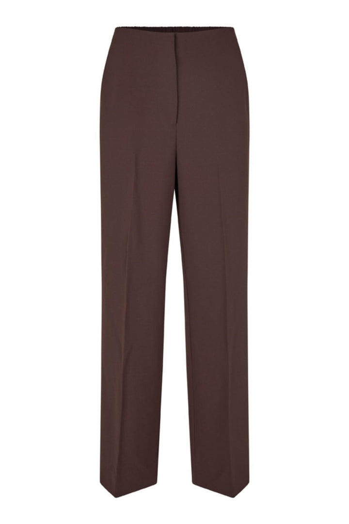 Second Female - Fique Classic Trousers 58928 - 6021 Chocolate Plum