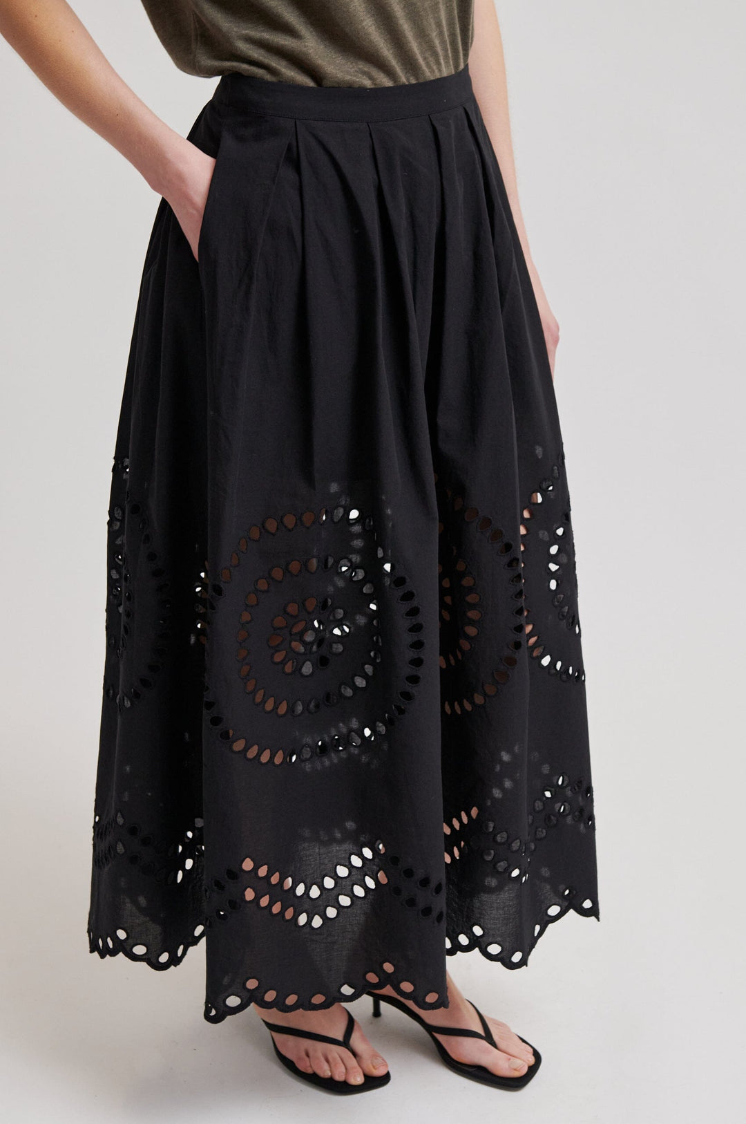 Second Female - Meryl Skirt 60608 - 8001 Black Nederdele 