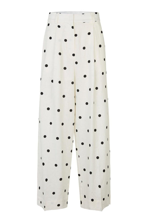 Second Female - Salliy Trousers 60845 - 1016 White Alyssum Bukser 