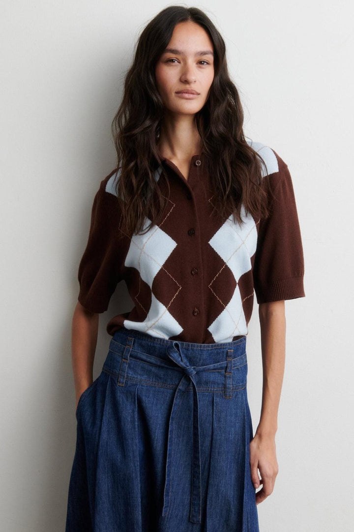 Second Female - Shailene Knit Cardigan 61109 - 6156 Demitasse Cardigans 