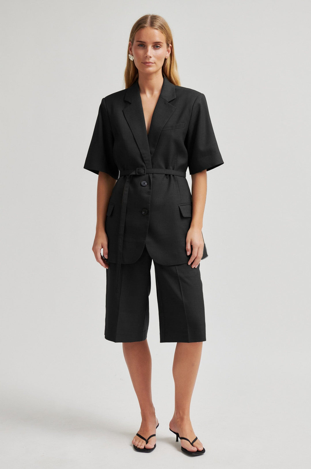 Second Female - Sharo New SS Blazer 60658 - 8001 Black Blazere 