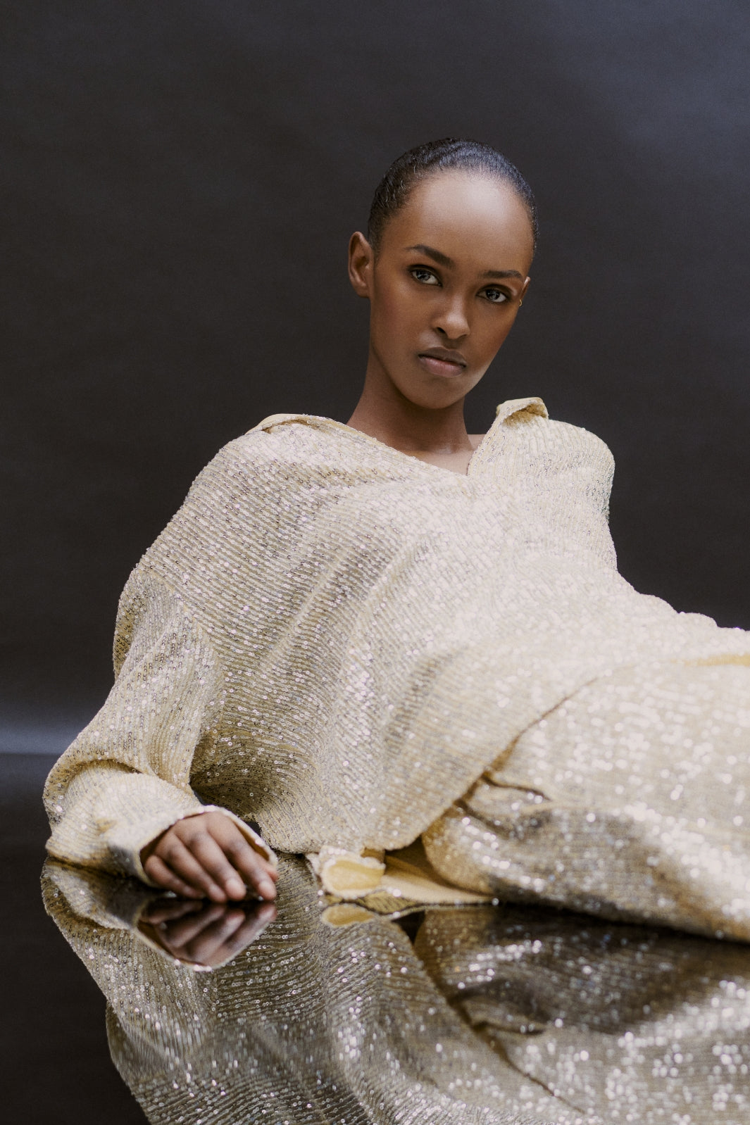 Second Female - Shine On Blouse - Silver Bluser 