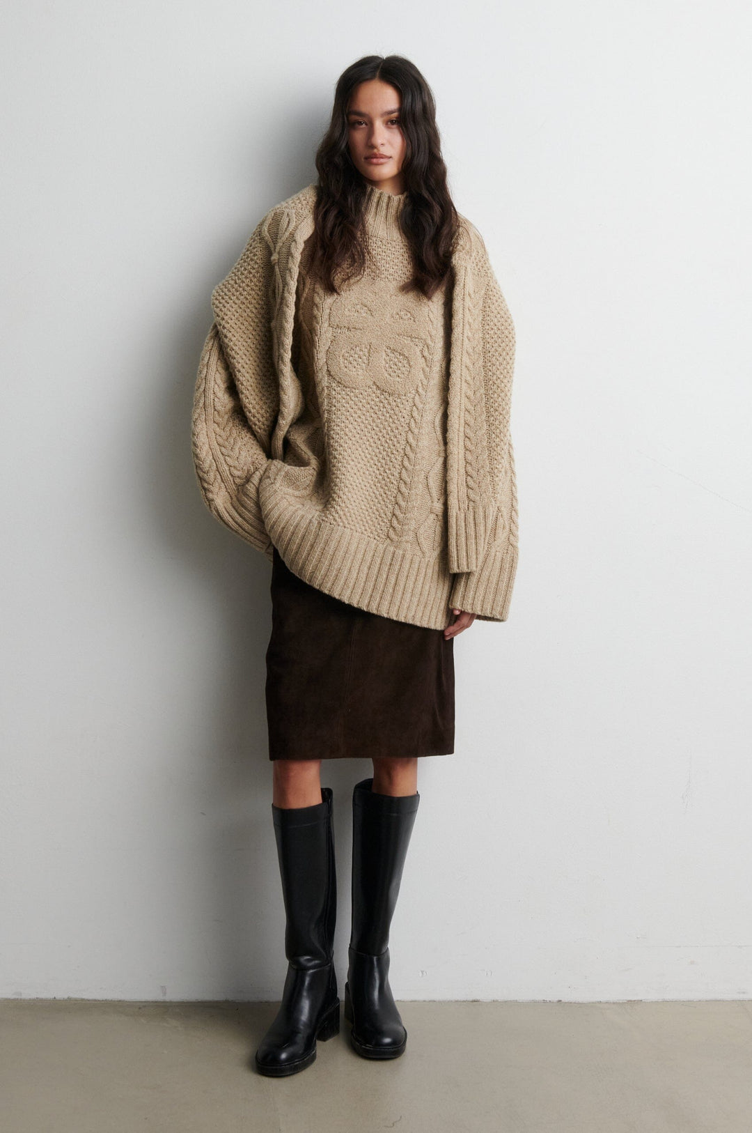Second Female - Zonie Suede Skirt 60972 - 6156 Demitasse Nederdele 