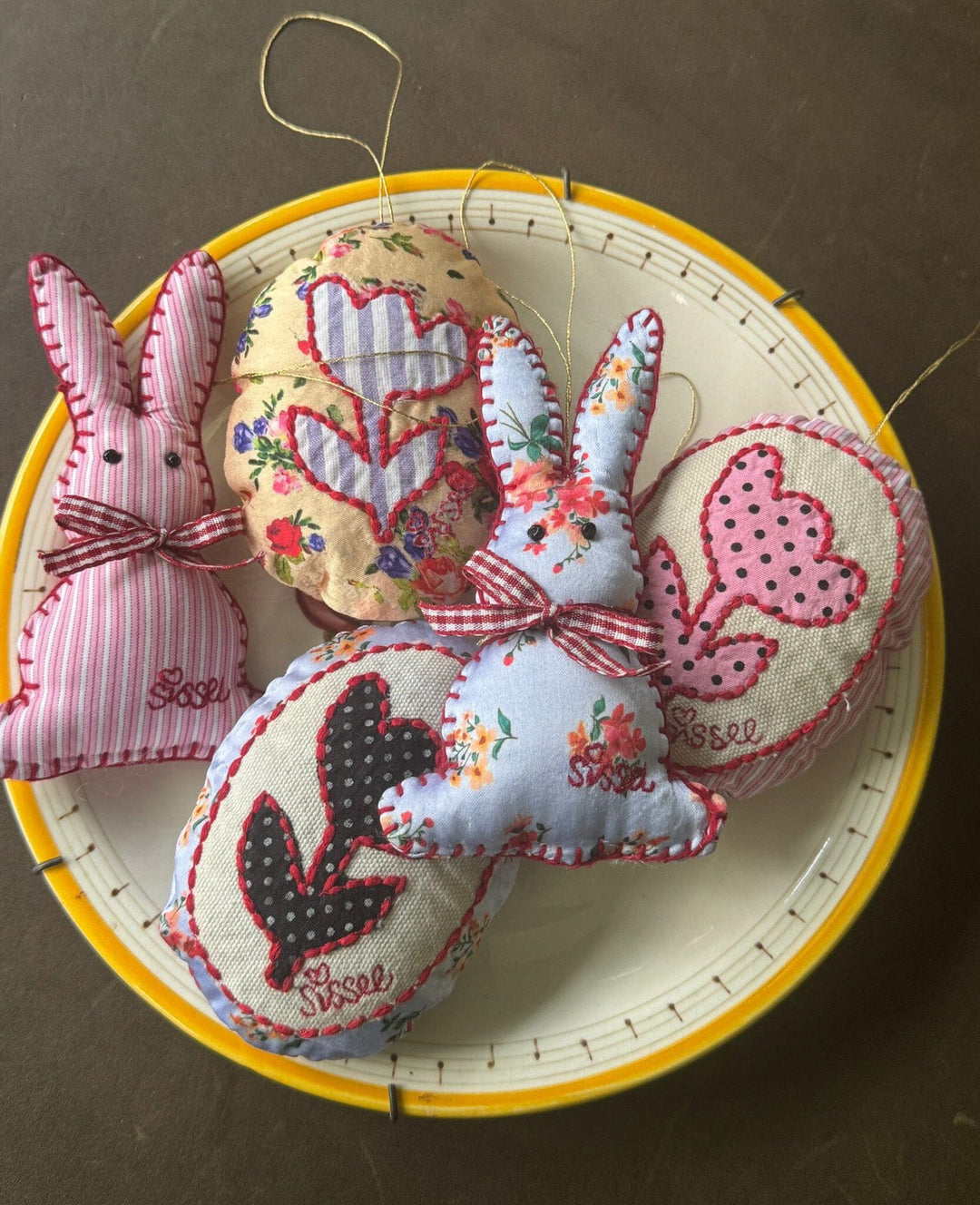 Sissel Edelbo - Bonnie Ornament SE 2080 - Pink Stripes Interiør 